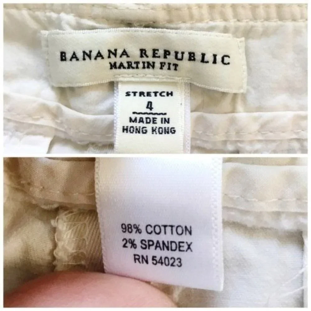 Banana Republic Martin chino shorts in natural.beige, size 4 - Picture 5 of 6